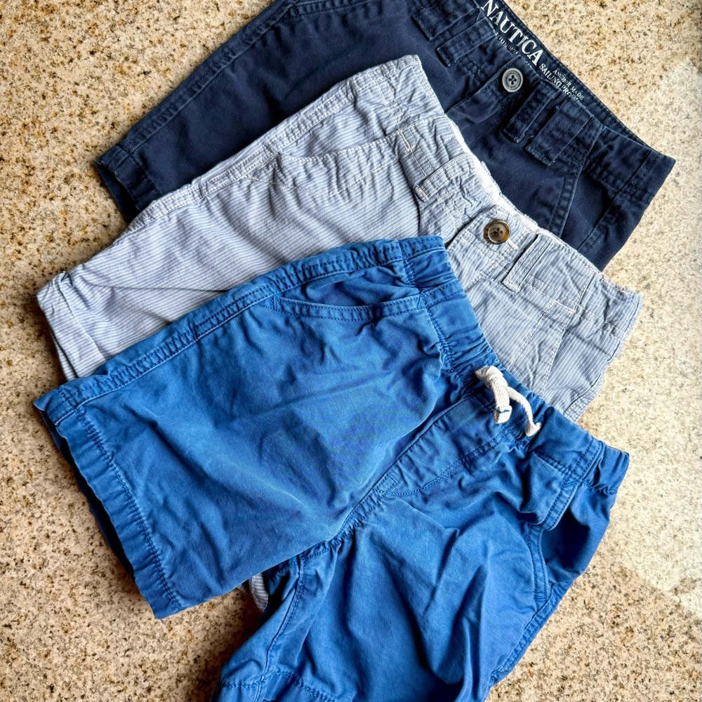 Náutica & Baby Gap Kids' Shorts Collection - Navy, Light Blue, and Blue